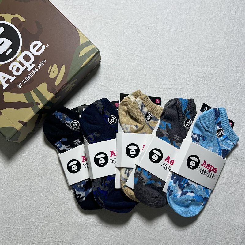 APE box package socks