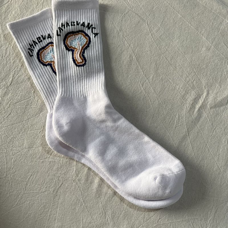 RAINBOW MUSHROOM SOCKS