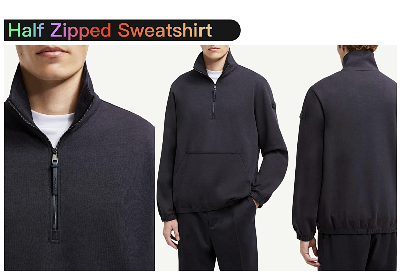 Half Zipped Sweatshirt