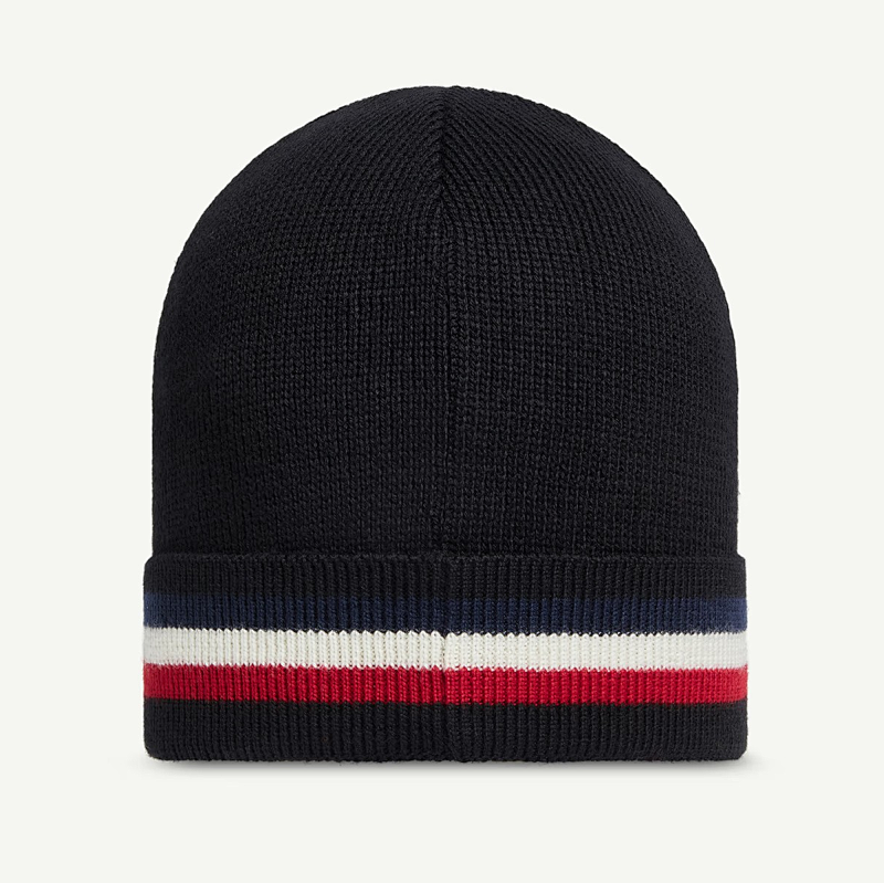 #PRO062 Tricolor stripe wool beanie
