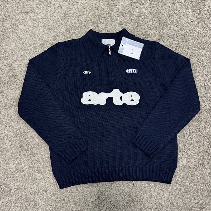 Ate Polo Navy Knit