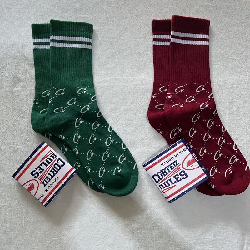 CORTEIZ 2025 logo towel socks