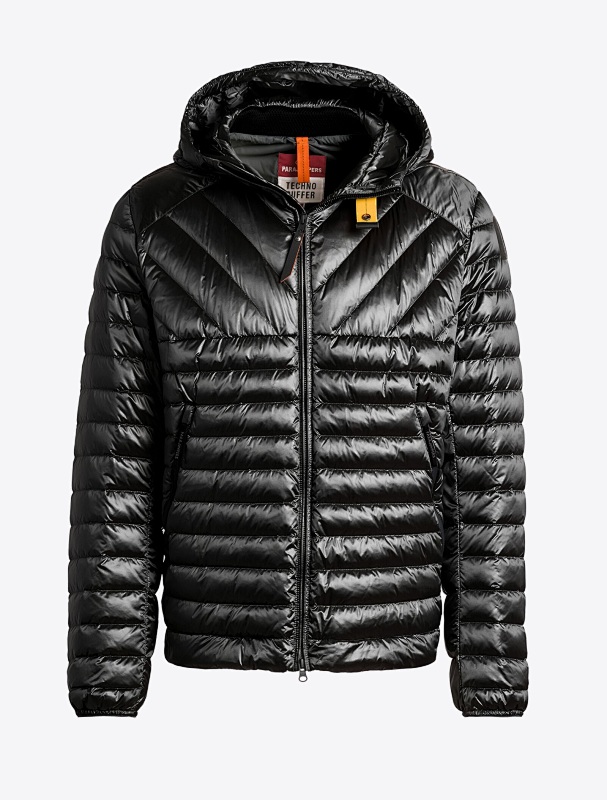 PJS #NO-007 MRKU rubber badge down jacket