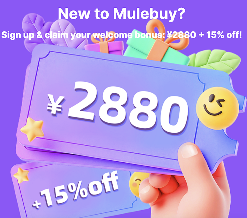 Get $210 coupons to open the Mulebuy shopping experience