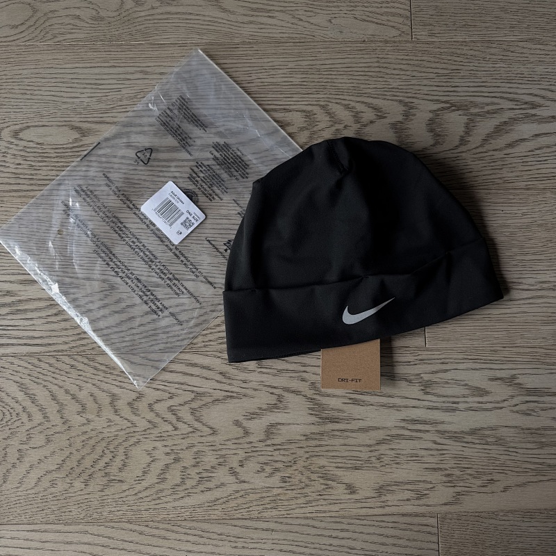 Nk reflective quality material beanie
