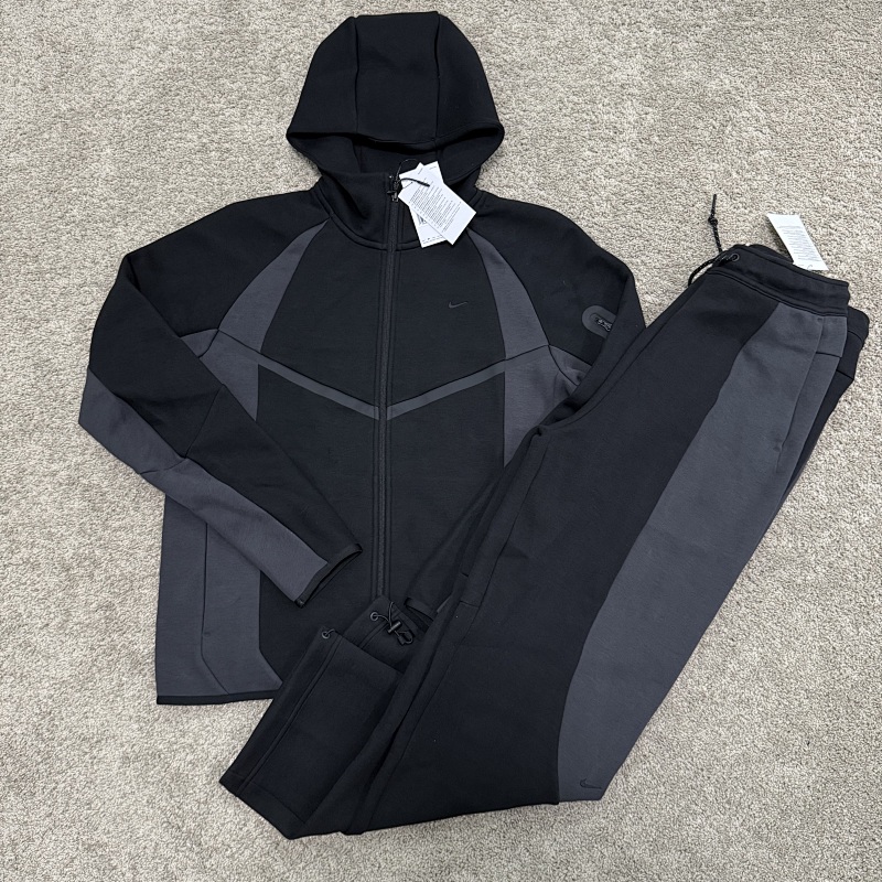 NK new season tech fleece suit (Black/Grey)(Same day send out)