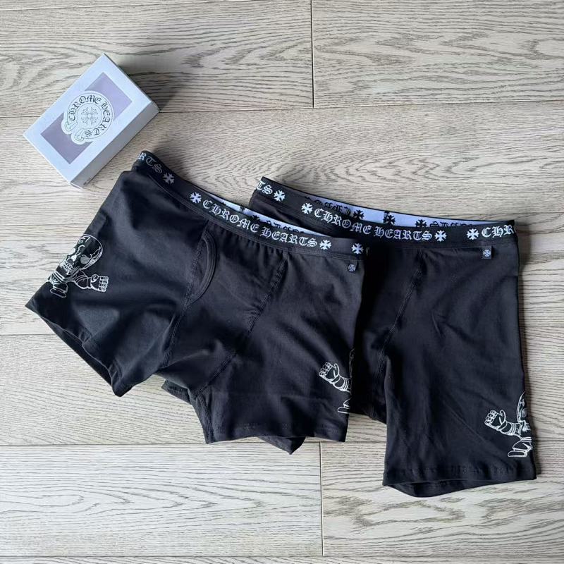 CHR HEARTS new underwear boxer brief SKULL long & short ——perfect quality