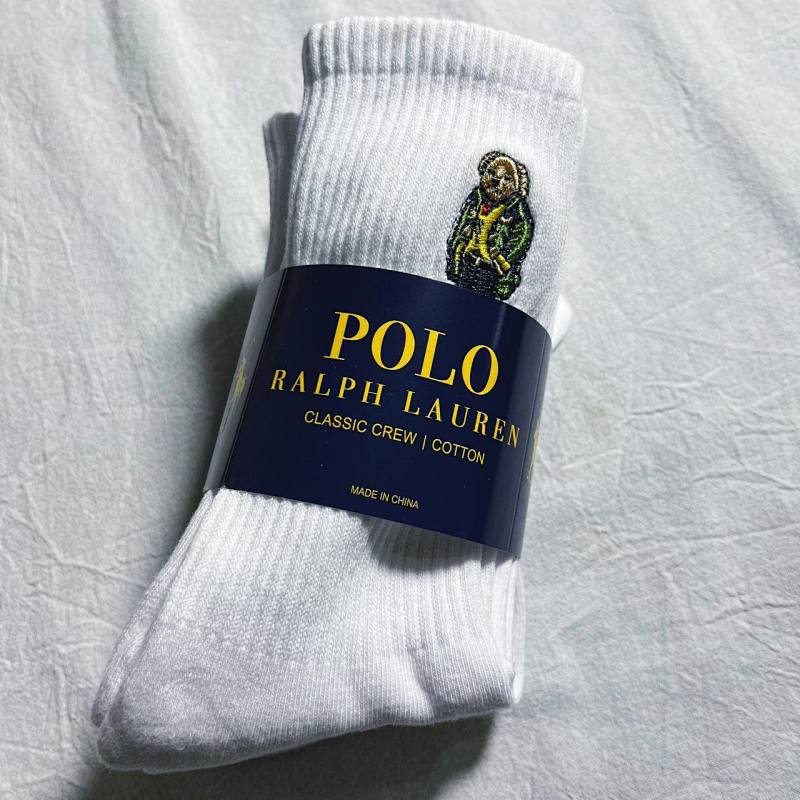 PL bear towel socks(100% COTTON)