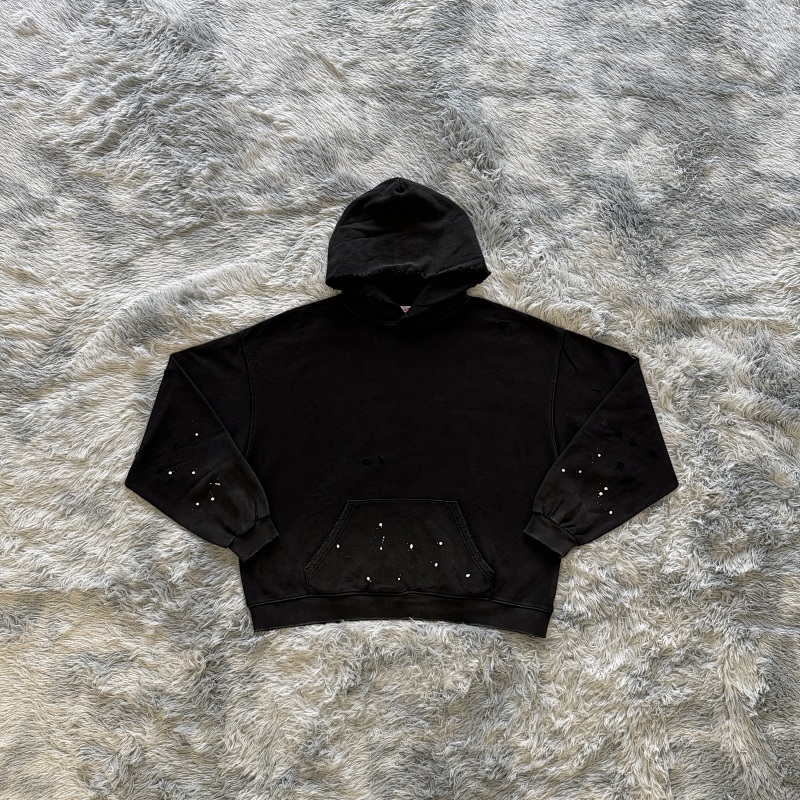 FIREMADE "WATCH-PEEKER" DISTRESSED HOODIE