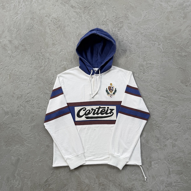 WINGER HOODED RUGBY -OFF WHITE