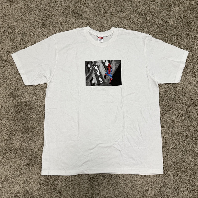 Sup Spider Man Tee White