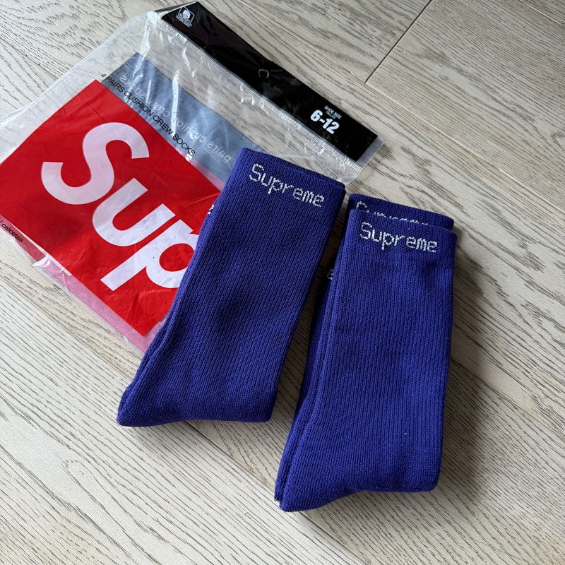 SU* purple towel socks 2 pairs a set