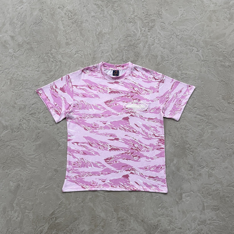 RTW Island Puff Print T-Shirt - Pink Tiger Camo