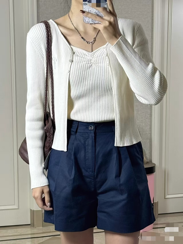 ##Women's Linen Casual Suit Shorts P