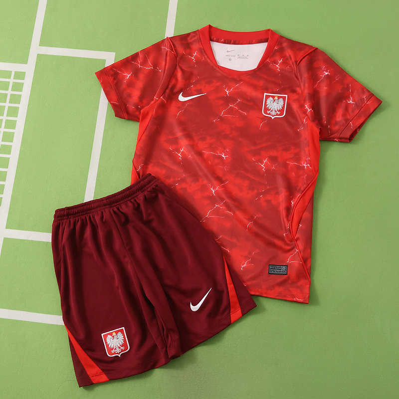 Poland away Kids kit