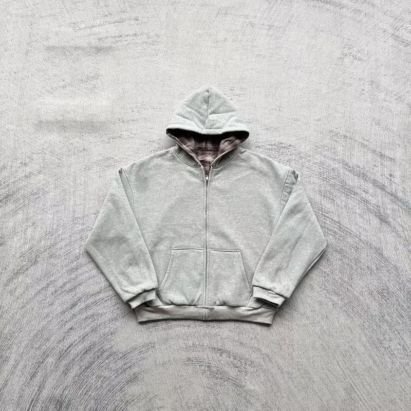 V*K Reversible Plaid Zip-Hoodie V2
