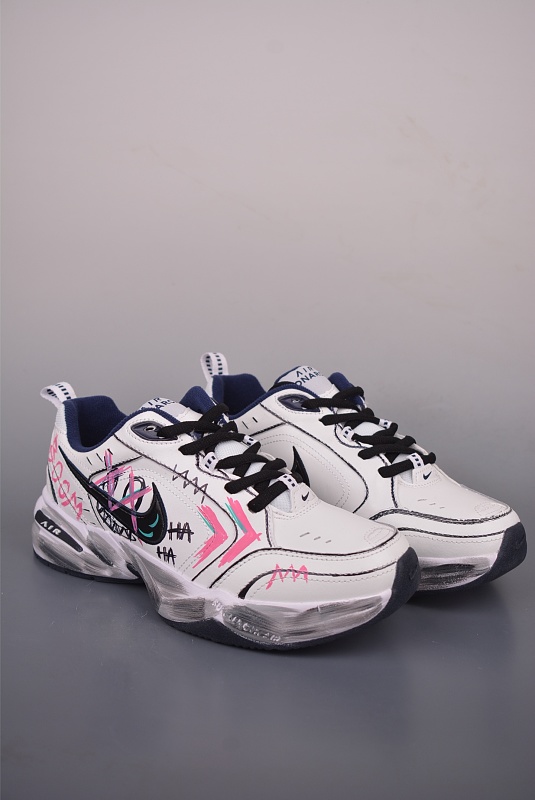 Nike Air Monarch IV M2K Tekno Creative Customization "Graffiti White" 415445-102