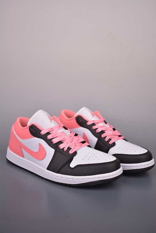 Air Jordan 1 Low "Black White Pink Gaze" 553560-025